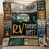 Camping Quilt Blanket - I Camp To Burn Off The Crazy Bedding