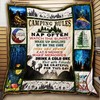 Camping Rules Quilt Blanket Thh888 for Outdoor Enthusiasts