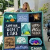 Camping Take Me to the Mountains Quilt Blanket - Ideal for Adventure Lovers