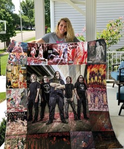 Cannibal Corpse Rock Band Quilt Blanket - Perfect for Metal Fans