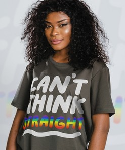 Can't Think Straight LGBTQ+ Queer Unisex T-Shirt | Pride Months Shirts for Human's Rights