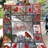 Cardinal Appear Blanket - Personalized Gift for Bird Lovers