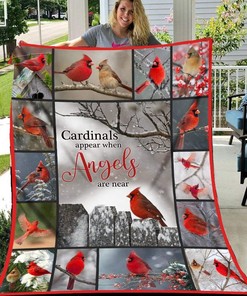 Cardinal Appear Blanket - Personalized Gift for Bird Lovers