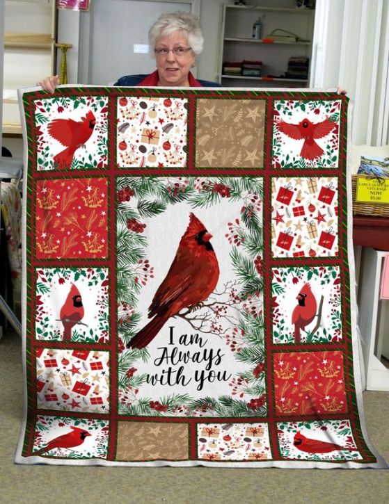 Cardinal Bird Quilt Blanket: A Comforting Reminder That Loved Ones Are Never Far