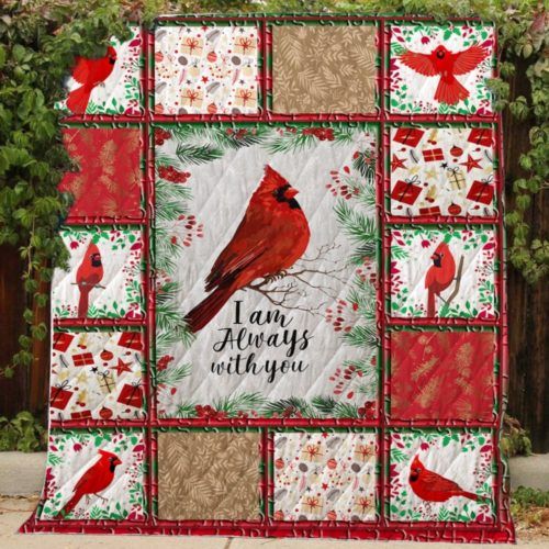 Cardinal Lo Quilt Blanket - Always With You Cardinalis Bird