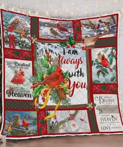 Cardinal Memorial Quilt Bedding Set for Loved Ones