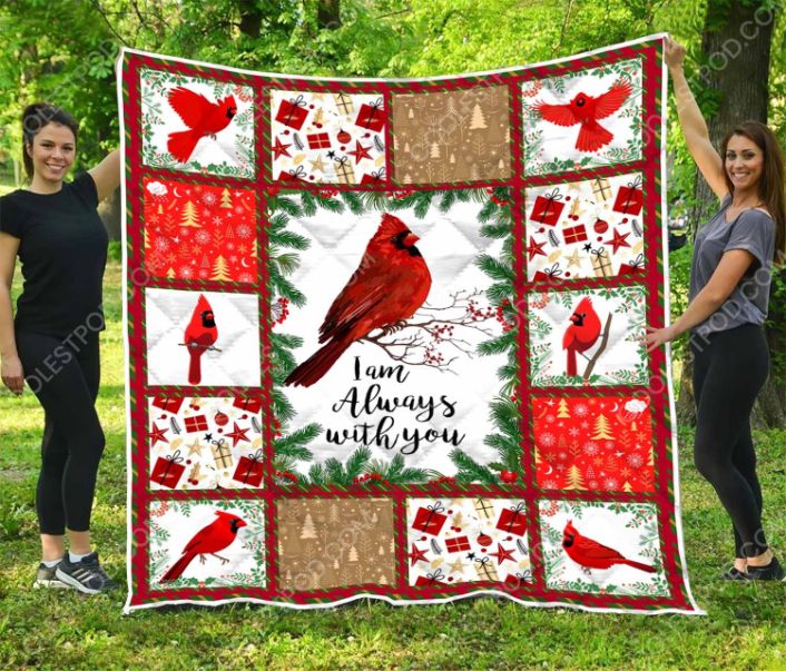 Cardinals I Am Always With You Quilt Blanket - A Must-Have for Sports Fans