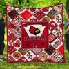 Cards For Life Ncaa Louisville Cardinals Quilt Bedding Set with Love Quilt Blanket