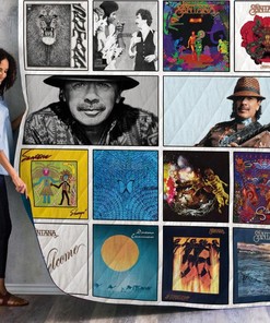 Carlos Santana Ver01 Quilt Bedding Set for Latin Music Lovers