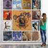 Carole King Collection Retro Quilt Blanket with Keywords
