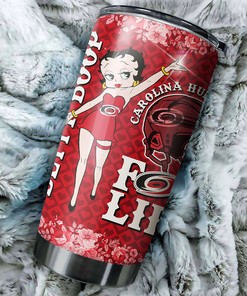 Carolina Hurricanes NHL Tumbler - Betty Boop Design for the Ultimate Hockey Fan Got Your Drink Ready
