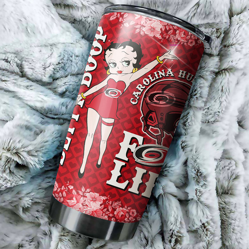 Carolina Hurricanes NHL Tumbler - Betty Boop Design for the Ultimate Hockey Fan Got Your Drink Ready