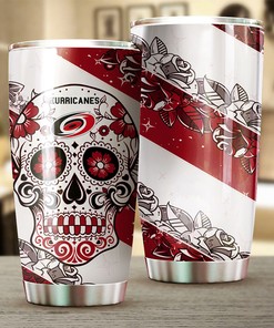 Carolina Hurricanes NHL Tumbler - Skull Tumbler with Sporting Design - G Fanatics
