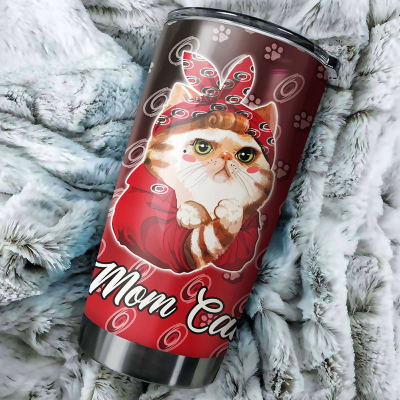 Carolina Hurricanes NHL Tumbler for Cat Moms Everywhere