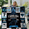 Carolina Panthers Collection Quilt Blanket for NFL Aficionados