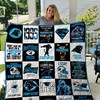 Carolina Panthers Combine Quilt Bedding Set for Football Fans