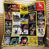 Carolina Panthers Grinch Santa Inspired Quilt Blanket