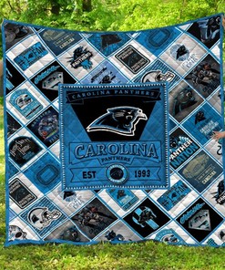 Carolina Panthers Quilt Bedding Set LC6 for Football Fans