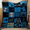 Carolina Panthers Quilt Blanket NFL Bedding Set