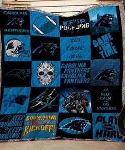 Carolina Panthers Quilt Blanket NFL Bedding Set