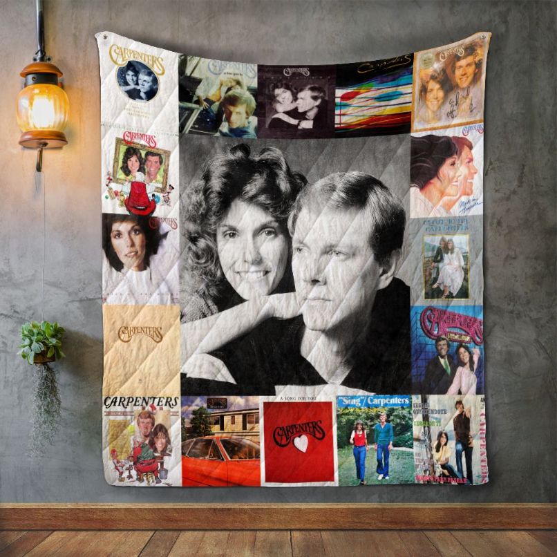 Carpenters Two Album Quilt Blanket - A must-have for Carpenters fans