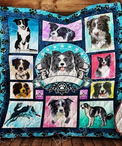 Cartoon Border Collie Quilt Blanket: A Beautiful and Sincere Tribute to Man's Best Friend