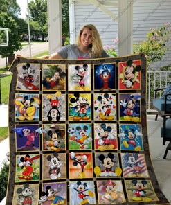 Cartoon Character Mickey Mouse Collection Quilt Blanket - Mickey Mouse Cartoon Character Collection Quilt Bedding Set