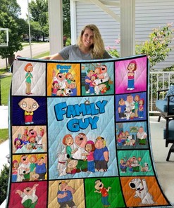 Cartoon Family Guy Collection Quilt Blanket: The Perfect Gift For Fans Of The Show