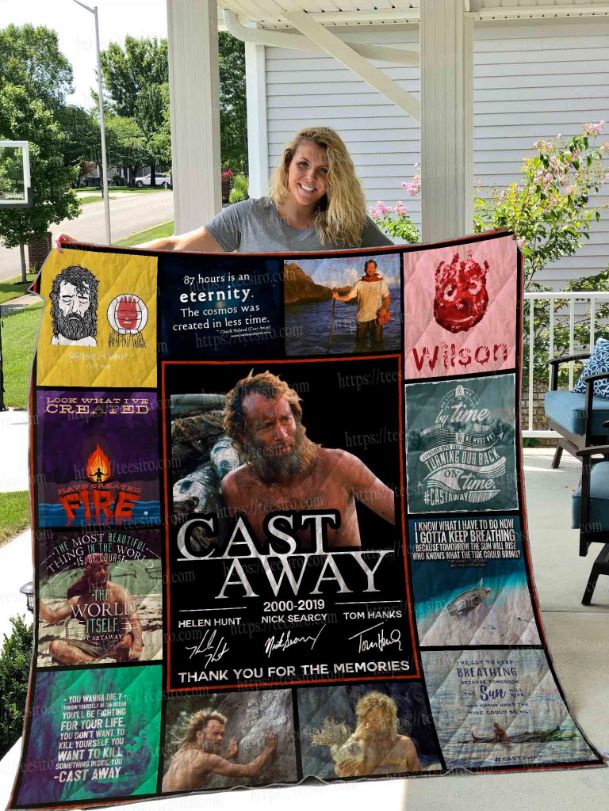 Cast Away Collection Quilt Blanket - Great for Movie Lovers