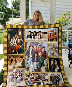 Cast of Friends TV Show Quilt Blanket: Reminisce the Show