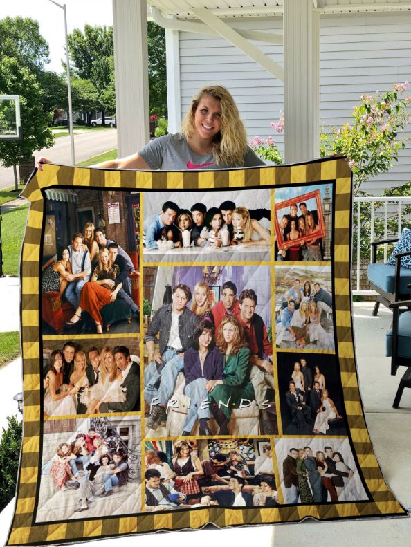 Cast of Friends TV Show Quilt Blanket: Reminisce the Show