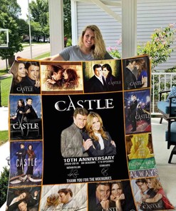 Castle Quilt Bedding Set for Medieval History Fans