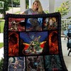 Castlevania Collection Quilt Blanket with Gothic Horror Artwork