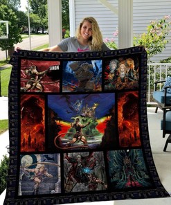 Castlevania Collection Quilt Blanket with Gothic Horror Artwork