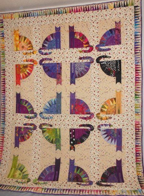 Cat CLP020711 Quilt Blanket - Perfect for Any Cat Lover's Quilt Bedding Set Collection