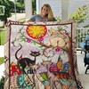 Cat Painting Cat Lo Quilt Blanket - A Beautiful Blanket for Art-Loving Cat Fans