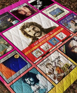 Cat Stevens Quilt Bedding Set Vintage