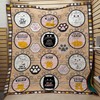 Cats Are The Best Therapist In The World - Cat Lo Quilt Blanket with Inspirational Quotes