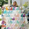 Cats Cats Everywhere Quilt Bedding Set - A Fun and Whimsical Quilt Bedding Set for Cat Lovers