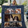 Cavalier King Charles Spaniel Quilt Bedding Set - Perfect for Dog Lovers, Especially Those Who Love Cavaliers
