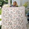 Cavalier King Charles Spaniel Urban Quilt Blanket Bedding Set