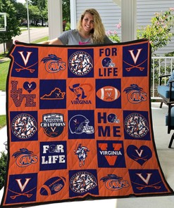 Cavaliers Virginia NCAA Quilt Bedding Set