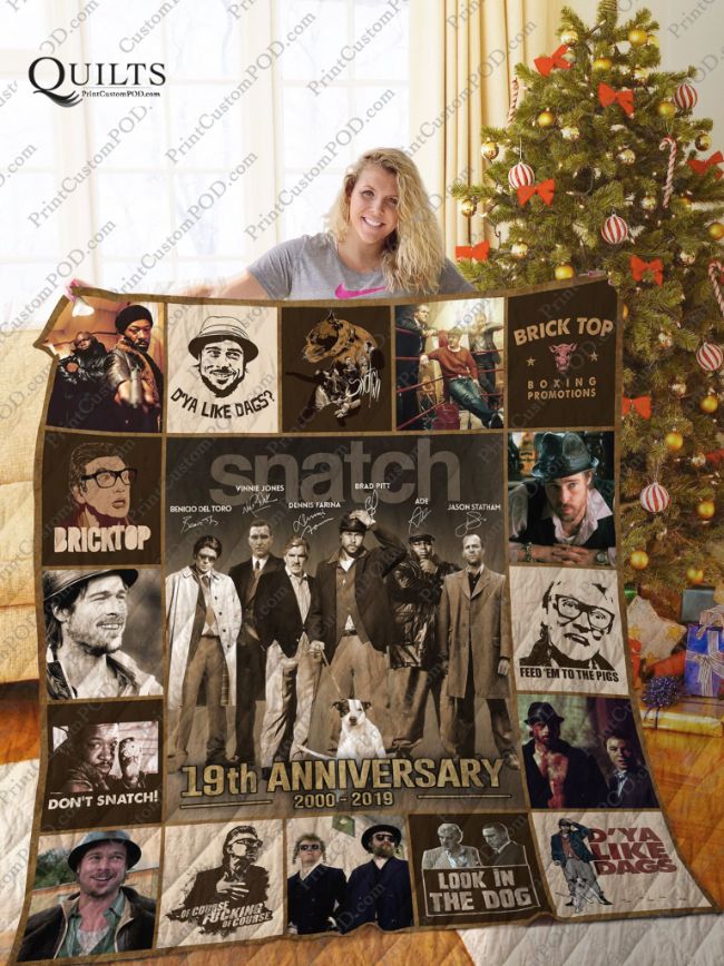 Celebrate 19th Anniversary with Mofi Snatch Collection Quilt Blanket - Perfect for Fans