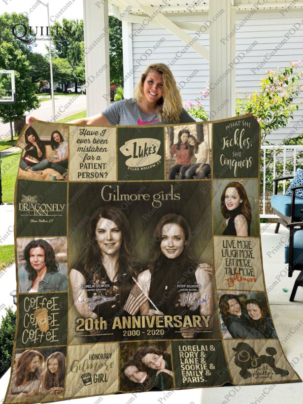 Celebrate 20th Anniversary of Gilmore Girl with Vintage Style Quilt Blanket