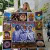 Celebrate 54th Anniversary Rock Band Greatful Dead with this Quilt Bedding Set