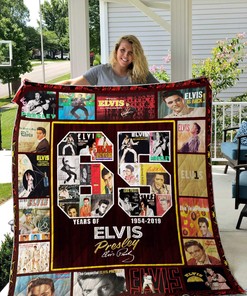 Celebrate 65 Years Of Elvis Presley With Quilt Blanket