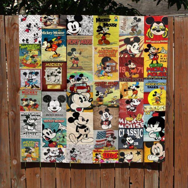 Celebrate 90 Years of Mickey with this Quilt Blanket - Cute and Comfy
