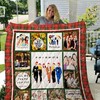 Celebrate Christmas with Friends TV Show Fanart Quilt Blanket: Great Gift