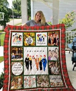 Celebrate Christmas with Friends TV Show Fanart Quilt Blanket: Great Gift