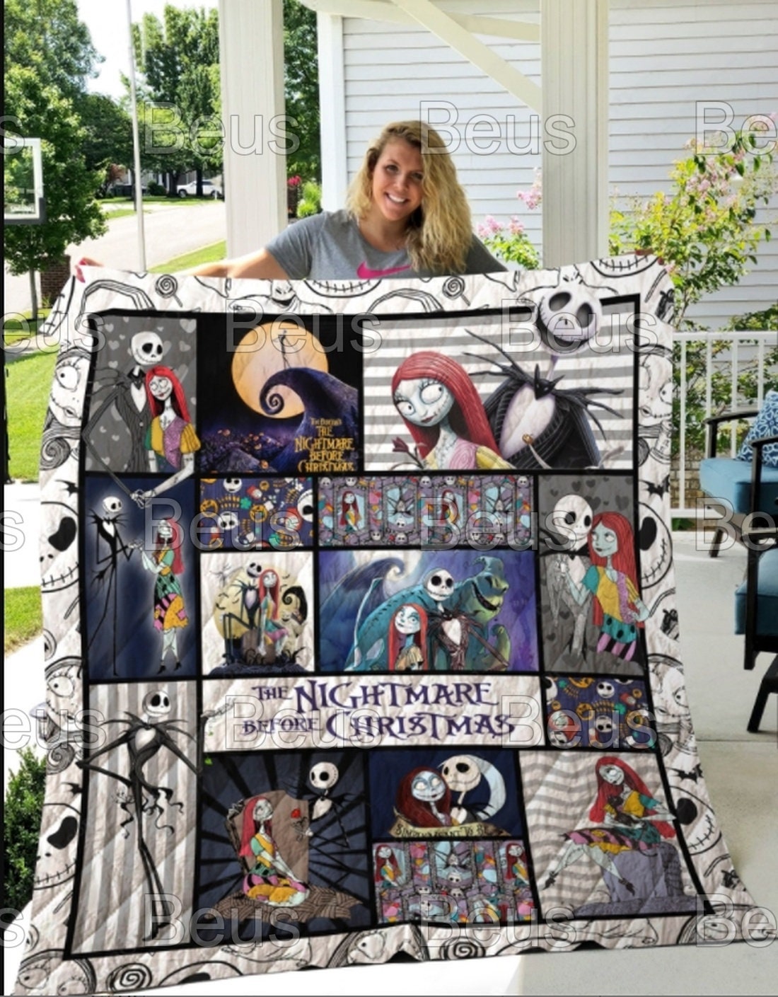 Celebrate Halloween Your Way With This Jack Skellington Halloween The Nightmare Before Christmas Fans Gift Blanket